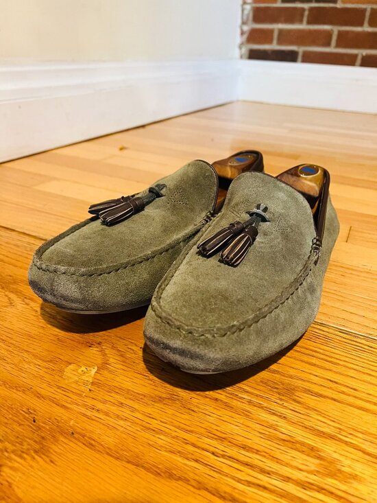 UGG Men\'s Marris Tassel Loafers Suede Leather Shoes 1017319 Size 13 main image 12